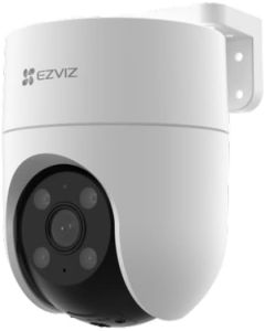 كاميرا الأمان الخارجية EZVIZ H8C بدقة 1080p مع اكتشاف حركة الإنسان بالذكاء الاصطناعي، الدفاع النشط، والتتبع التلقائي