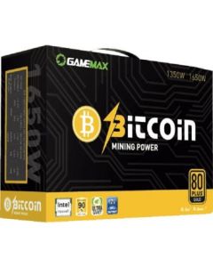 وحدة تزويد الطاقة GameMax GM-1350 1350W 80+ Gold ATX، وحدة إمداد طاقة عالية الكفاءة لتعدين العملات المشفرة مع 12 موصل PCIe 6+2، ومروحة صامتة 140 مم، ومجموعة حماية كاملة