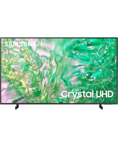 سامسونج 50 بوصة كريستال UHD DU8000، ألوان كريستالية ديناميكية، تلفزيون ذكي بدقة 4K مع تحسين جودة العرض، يعمل بنظام سامسونج تايزن، تصميم AirSlim باللون الرمادي التيتانيوم