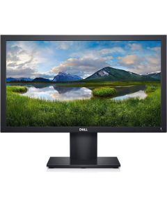 شاشة ديل E2020H مقاس 20 بوصة عالية الدقة ‎1600x900 معدل تحديث 60 هرتز ووقت استجابة 5 مللي ثانية مع منفذ عرض VGA باللون الأسود