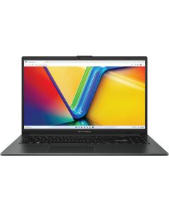 لابتوب ASUS Vivobook Go 15 E1504FA-NJ287 بمعالج AMD Ryzen 5 7520U، ذاكرة RAM سعة 8GB، سعة تخزين 512GB SSD، رسومات AMD Radeon، شاشة FHD مقاس 15.6 بوصة، لوحة مفاتيح إنجليزية/عربية، اللون الأسود، نظام التشغيل (Windows 11 معدل)