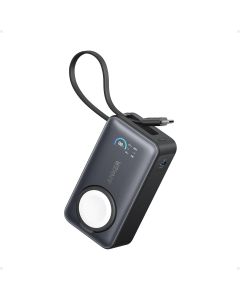 Anker MagGo Power Bank (10K, 35W, For Apple Watch 10,000mAh Compact Portable Charger with Built-In USB-C Cable