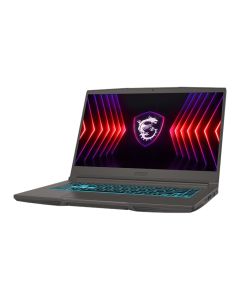  لابتوب الألعاب MSI Thin 15 B13UC بمعالج Intel Core i5 13420H، ذاكرة RAM بسعة 8GB، سعة تخزين SSD 512GB، بطاقة رسومات NVIDIA RTX 3050 بسعة 4GB، شاشة 15.6 بوصة بدقة FHD، لوحة مفاتيح إنجليزية وعربية، اللون رمادي، نظام التشغيل ويندوز 11 هوم