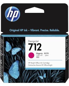 HP 712 29-ml DesignJet Ink Cartridge Magenta 3ED68A
