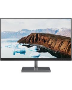شاشة Lenovo L27m-30 مقاس 27 بوصة FHD IPS معدل تحديث 1920 × 1080، 75 هرتز، وقت استجابة 4 مللي ثانية مع كاميرا ويب L50 AMD Freesync، مكبرات صوت 3Wx2، حامل إمالة VGA HDMI أسود