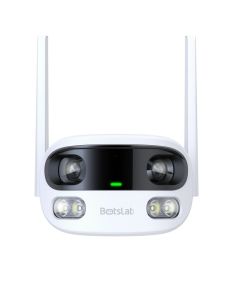 Botslab W302 Smart Outdoor Dual-Lens Camera, 2K Resolution, 360° Pan/Tilt Coverage, AI Motion Detection