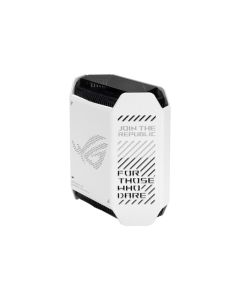 موجه الألعاب ASUS ROG Rapture GT6 Tri-Band Wi-Fi 6 Mesh، حزمة واحدة باللون الأبيض، 90IG07F0-MU9A30