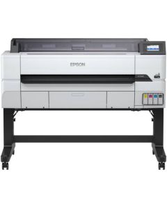 طابعة إبسون SureColor SC-T5405 لاسلكية مع حامل – بدقة 2400 × 1200 نقطة في البوصة، حبر Ultrachrome XD2، تقنية قطرات بحجم 4 بيكو لتر، 800 فوهة، باللون الأبيض