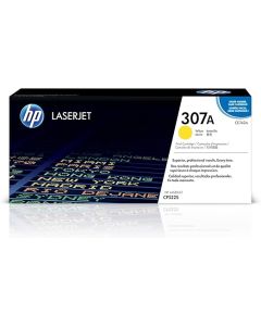 خرطوشة حبر ليزر أصلية HP 307A باللون الأصفر، رقم (CE742A)