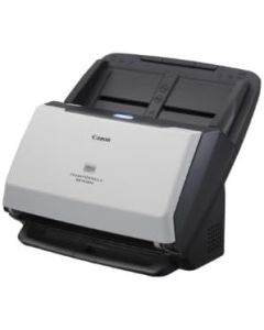 ماسح ضوئي للمستندات المكتبية Canon ImageFORMULA DR-M160ii – أبيض/أسود، بمنفذ USB 2.0، بسرعة تصل إلى 60 صفحة في الدقيقة / 120 صورة في الدقيقة، حتى 7000 مسح ضوئي يوميًا، متوافق مع أنظمة Windows وMac وLinux