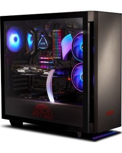 هيكل ألعاب XPG Invader متوسط ​​الحجم ATX - أسود (INVADER-BKCWW) - لوحة جانبية من الزجاج المقسّى، شبكة أمامية مغناطيسية، مروحة مثبتة مسبقًا بقطر 120 مم، إدارة سهلة للكابلات، دعم ATX/Micro-ATX/Mini-ITX