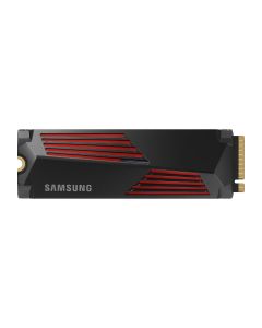 Samsung 990 PRO Internal Heatsink SSD 4 TB PCIe 4.0 NVMe M.2 – MZ‑V9P4T0CW | 7,450/6,900 MB/s, PS5-Compatible, AES‑256, 2,400 TBW