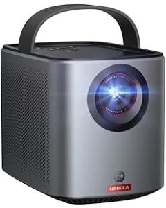 Anker Nebula Mars 3 Air Portable Google TV Projector – 1080p Full HD, 400 ANSI Lumens, Battery Powered, Dual 8 W Speakers