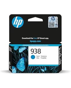 HP 938 Cyan Original Ink Cartridge (4S6X5PE)