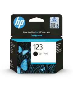 HP 123 Black Original Ink Cartridge (F6V17AE)