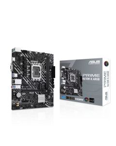Asus Prime H610M-K ARGB Intel H610 (LGA 1700) micro-ATX motherboard, DDR5, PCIe 4.0, M.2 slot, Realtek 1 Gb Ethernet, HDMI, VGA, USB 3.2 Gen 1, SATA 6 Gbps, Addressable Gen 2 headers, Aura Sync