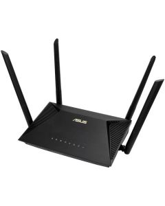 راوتر آسوس AX1800 (RT-AX1800U) ثنائي النطاق واي فاي 6 (802.11ax) يدعم تقنية MU-MIMO و OFDMA ، مع AiProtection أمان الشبكة الكلاسيكي المدعوم من Trend Micro ، المتوافق مع نظام ASUS AiMesh WiFi