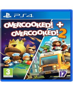PS4 Overcooked 1 and Overcooked 2 double Pack Video Game PS4