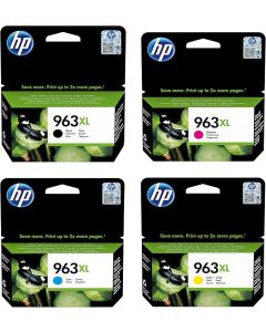 HP 963XL High Yield Original Ink Cartridge Multipack (Black, Cyan, Magenta, Yellow) - 3YP35AE