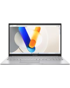 ASUS Vivobook 15 X1504VA-NJ1924 Laptop Intel Core i5-1334U  8GB RAM 512GB SSD Storage Intel Graphics 15.6 inch FHD IPS Display English Arabic Keyboard Silver Operating System (Windows 11 Modified)