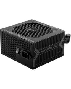 مزود طاقة MSI MAG A650BN 650W 80Plus Bronze ATX، معامل معامل القدرة النشط 100-240 فولت تيار متردد، متوافق مع ATX، تصميم دائرة DC-DC، مروحة بحجم 120 مم، معامل معامل القدرة النشط