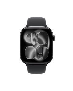 Apple Watch Series 11 GPS 46mm Jet Black Aluminium Case with Black Sport Band