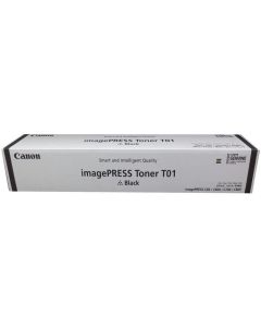 خرطوشة حبر أصلية كانون T01 باللون الأسود – متوافقة مع طابعات imagePRESS C60، C600، C600i، C65، C650، C700، C710، C750، C800، C810، C850، C910