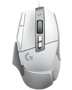 ماوس الألعاب السلكي Logitech G502 X – مستشعر HERO 25K، و13 زرًا قابلًا للبرمجة، وDPI قابل للتعديل، ومفاتيح LIGHTFORCE الهجينة، وتصميم أبيض خفيف الوزن