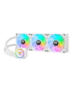 Thermaltake TH420 ARGB Sync All-in-One Liquid Cooler 140mm ARGB Fans  1800 RPM Fan Speed 420mm Radiator 84.32 CFM Airflow Snow Edition
