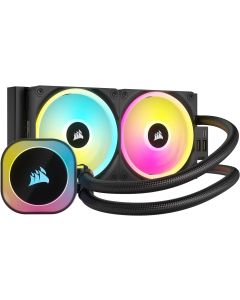 كورسير iCUE LINK H100i RGB AIO وحدة تبريد بالسوائل لوحدة المعالجة المركزية أسود