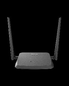 د-Link DIR-612 راوتر لاسلكي N300 بتردد 2.4 جيجاهرتز بنطاق تردد واحد مع هوائيين خارجيين 5 ديسيبل - أسود