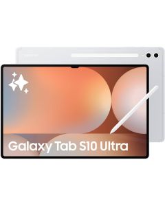Samsung Galaxy Tablet S10 Ultra 14.6 inch Display 12GB Ram 256GB Storage 5G (Middle East Version)-Platinum Silver