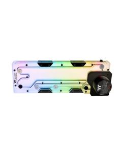 مجموعة Thermaltake Pacific DP100‑D5 Plus Distro‑Plate ومضخة D5 - خزان 360 مم، 200 مل، 5 سرعات PWM، 18 LED RGB (CL‑W263‑PL00SW‑A)