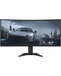 لينوفو 34 بوصة WQHD شاشة منحنية للألعاب 3440x1440 VA معدل التحديث 165 هرتز وقت الاستجابة 0.5 مللي ثانية مكبر صوت DP HDMI أسود 