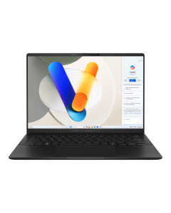 أسوس فيفو بوك S14 أوليد مع معالج إنتل كور ألترا 7 ذاكرة 16GB DDR5 تخزين 1TB SSD شاشة 14.0 بوصة أوليد WUXGA رسومات إنتل آرك نظام التشغيل ويندوز 11 هوم أسود لوحة مفاتيح إنجليزية وعربية