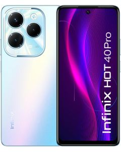 هاتف Infinix HOT 40 PRO الذكي ثنائي الشريحة 4G بذاكرة وصول عشوائي 8 جيجابايت وذاكرة تخزين 256 جيجابايت إصدار الشرق الأوسط