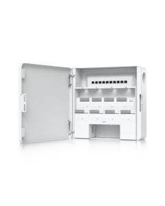 Ubiquiti EAH-8 Enterprise Access Hub, 8-Door Access Control with PoE, Battery Backup, and UL 294 Compliance