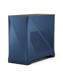 هيكل Fractal Design Era 2 Mini-ITX أزرق داكن - هيكل ITX صغير الحجم للألعاب/المبدعين، مصنوع من الألومنيوم، زجاج مقسّى، تدفق هواء فائق وقابلية للتوسع
