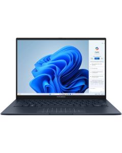 ASUS Zenbook 14 OLED UX3405CA-PZ060W Laptop Intel Core Ultra 9 285H Processor 32GB RAM 1TB SSD Storage Intel Arc Graphics 14 inch 3K Touch Screen Display English Arabic Keyboard Blue Operating System Windows 11 Home
