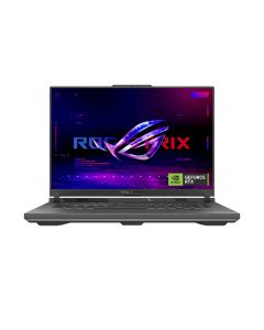  لابتوب ألعاب ASUS ROG Strix G16 G614PR-RV009W بمعالج AMD Ryzen 9 8940HX، ذاكرة RAM بسعة 32 جيجابايت، تخزين SSD بسعة 1 تيرابايت، بطاقة رسوميات NVIDIA RTX 5070Ti بسعة 12 جيجابايت، شاشة 16 بوصة WUXGA، لوحة مفاتيح إنجليزية/عربية، اللون الرمادي القمري، نظام ا