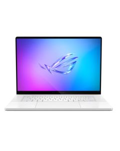  حاسوب ألعاب Asus ROG Zephyrus G16 GA605KP-AI-OLED322W بمعالج AMD Ryzen AI 7 350 وذاكرة RAM بسعة 32 جيجابايت وتخزين SSD بسعة 2 تيرابايت وبطاقة رسومات NVIDIA RTX 5070 بسعة 8 جيجابايت، شاشة OLED مقاس 16 بوصة بدقة WQXGA، لوحة مفاتيح إنجليزية/عربية، اللون الأ