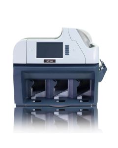 Hitachi ST-350N Smart Multi Currency Sorter & Counter, Three pocket note sorter + one reject Counterfeit detection