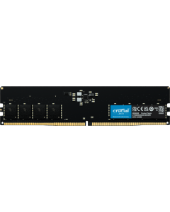 ذاكرة سطح المكتب Crucial DDR5-4800 UDIMM سعة 16 جيجابايت، CL40، 1.1 فولت، 288 دبوسًا، PC5-38400، غير مخزنة مؤقتًا، غير مصححة، وحدة واحدة