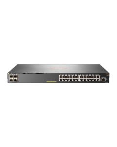 Aruba JL261A 2930F 24‑Port Gigabit PoE+ Switch with 4 SFP Uplinks, 370 W PoE Budget, Layer‑3 Managed