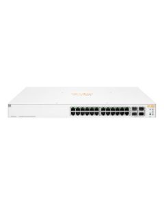 Aruba JL684B Instant On 1930 24‑Port Gigabit PoE+ (370 W) Switch with 4×10 Gbps SFP+ Uplinks, Smart Managed