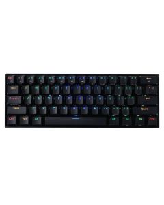 Redragon K530 PRO Draconic 60٪ لوحة مفاتيح ميكانيكية لاسلكية مدمجة RGB ، 61 مفتاحا لوحة مفاتيح ألعاب بلوتوث 5.0 بدون مفتاح وإضاءة 16.8 مليون RGB للكمبيوتر الشخصي والكمبيوتر اللوحي والهاتف الخلوي