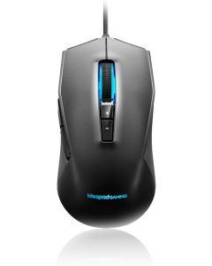 ماوس الألعاب Lenovo IdeaPad M100 RGB - 3200 نقطة في البوصة - 7 أزرار قابلة للبرمجة - إضاءة خلفية بـ 7 ألوان - متانة تصل إلى 10 ملايين نقرة