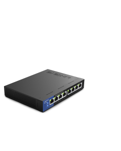 لينكسيس محول جيجابت PoE+ المكتبي بـ 8 منافذ – موديل LGS108P