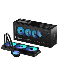 تصميم فراكتال، مبرد وحدة المعالجة المركزية السائل Lumen S36 V2 ARGB AIO مقاس 360 مم، مراوح PWM ثلاثية مقاس 120 مم، تبديد حراري عالي الأداء، تشغيل هادئ - FD-W-L1-S3612