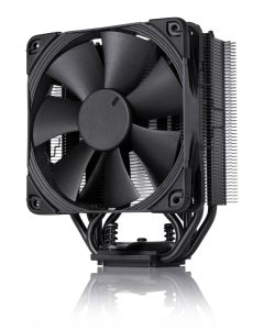 مروحة تبريد وحدة المعالجة المركزية Noctua NH-U12S Chromax Black، مروحة NF-F12 120 مم ذات تدفق مركز